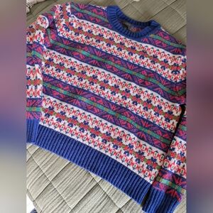 J Crew Fair Isle Sweater - Size Medium
